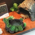 thumbnail image 3 of Tortoise Simulation Tortoise Feeder, Lizard Feeding Bowl, For Aquarium, 3 of 8