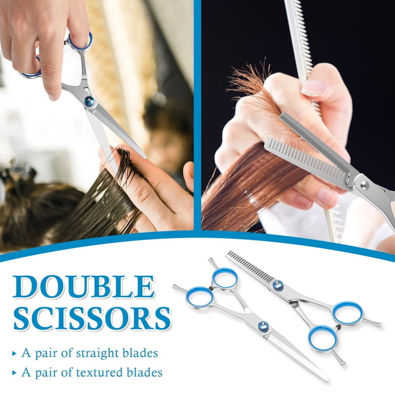 Rzvnmko Professional Hair Cutting Scissors Kit, 12 Pieces photo 4