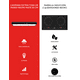 thumbnail image 3 of Combo DISA HOME Parrilla Inducción 2 Quemadores Negro Y Campana Extractora de Pared Negro Mate 80 cm Disa Home 40-11-0-015, 3 of 7