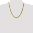thumbnail image 2 of 14k Yellow Gold 22 Inch 7.3mm Miami Cuban Chain Necklace Pendant Charm Curb, 2 of 9