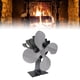 thumbnail image 4 of Ventilador de estufa con energía térmica: funcionamiento silencioso 4 para leña / quemador de leña / chimenea: distribución de calor eficiente y - Plata BLESIY Ventilador de chimenea, 4 of 8