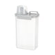 thumbnail image 2 of Contenedor de almacenamiento de alimentos secos, organizador de almacenamiento apilable de despensa, contenedor de almacenamiento transparente para cubierta gris Macarena Recipiente hermético, 2 of 8