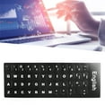 thumbnail image 2 of Noref Autocollant Clavier Anglais, Remplacement d'Autocollant Clavier Anglais pour PC de Bureau Accessoire Ordinateur Portable, 2 of 8