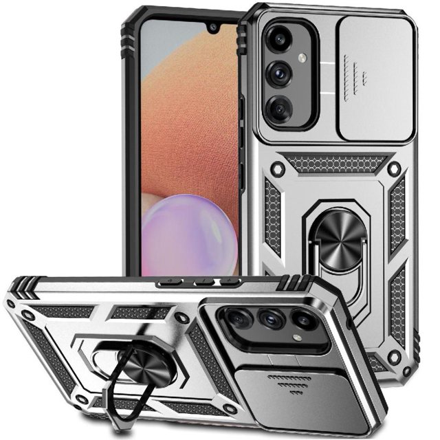 Estuche GANGXUN para Samsung Galaxy A34 5G, soporte giratorio 360°, estilo mecánico y magnético
