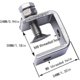 thumbnail image 2 of abrazaderas de tornillo de banco en forma de U y C de acero inoxidable 304 con apertura de mordaza amplia, 2 of 5
