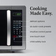 thumbnail image 3 of Farberware FMO11AHTBKBD1 Horno microondas de encimera de 1000 vatios con iluminación LED y cerradura para niños, perfecto para apartamentos y dormitorios, fácil de limpiar, 1,1 pies cúbicos, acero ino, 3 of 5