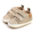 thumbnail image 5 of Baby Shoes Boys Girls Infant Sneakers Non-Slip Rubber Sole Toddler Crib First Walker Shoes,Gold,12-18M, 5 of 7