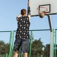 thumbnail image 5 of Naloa cute Skull bone Basketball Jersey Reversible Men's Mesh Athletic Sports Shirts Training Practice S-4XL4X-Large, 5 of 6