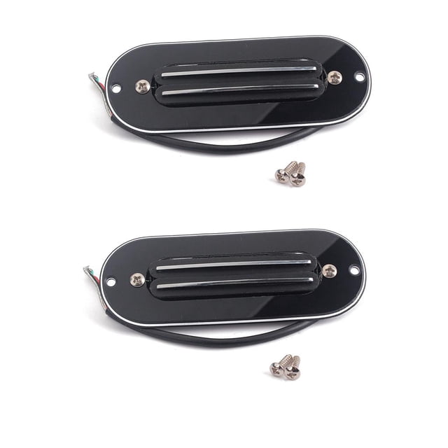 Pastilla de Carril Caliente 2xDual para Pieza de Guitarra Acústica Eléctrica de Caja de Hugo Pastilla Humbucker de doble carril
