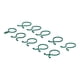 thumbnail image 5 of 100 Uds Clips de soporte para plantas reutilizables jardín verduras vid flor rama bloqueo accesorio verde, 5 of 5