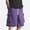 Purple, variant on Fashion YLSDY Men's Plus Size Cargo Shorts Summer Casual Loose Shorts Quick Drying Multi Pockets Elastic Waist Solid Color Shorts Army Green XXL