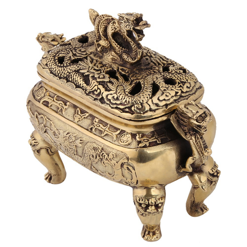 Details about   Bronze Copper Incense Burner for Chinese Antiques Collection 