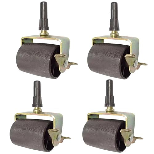 Bed Frame Wheels Rollers with Locking Bed Frame Casters Replacement with Socket Sleeve Insters for Bed Frame Socket Set of 4$$Home Decor, Kitchen, & Other