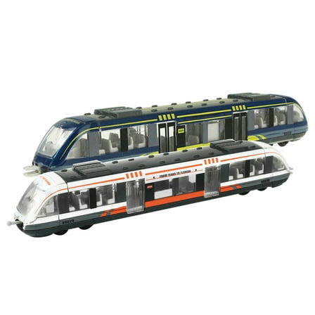 Soimiss 2Pcs Brightly Colored Train Plaything for Developing Manual Skills