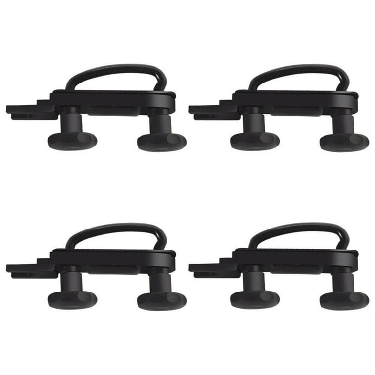 ZQULOYO 4 PCS Universal Stainless Steel Roof Box U-Bolt Clamps Rooftop  Cargo Carrier Rack Bolts Car Van mounting Accessories U-Bracket Clips with  8