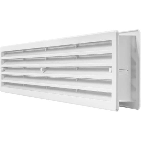18 x 4 Inch Door Vent Cover - White Plastic Air Grille for Doors
