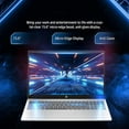thumbnail image 2 of HP New 15.6 inch Laptop Computer, Intel High-Performance 4 cores N100 CPU, 8GB RAM, 512GB SSD, Long Battery Life, Windows 11 Home, 2 of 5