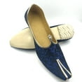 thumbnail image 3 of Chandrakala Men's Wedding Shoes Formal Shoes Handmade Jooti Ethnic Jutti Mens Mojari,Blue (MF133BLU37), 3 of 4