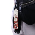 thumbnail image 5 of FOR U DESIGNS Stylish Keychain Wristlet for Women Girls Red Flower Key Chain Wristlet Strap with Metal Clasp Lightweight Lanyard Holder Birthday Gifts, 5 of 6