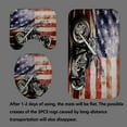 thumbnail image 4 of 4PCS Vintage Motorcycle Shower Curtain Set, Gas Station Motocross Motorbike Bike Sports Man Cave Bathroom Decor Waterproof Fabric Shower Curtain Non-slip Bath Mat Toilet Rug, Motorcycle Garage, 4 of 7