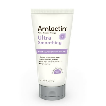 AmLactin Ultra Smoothing Intensely Hydrating Cream, 4.9 Ounce (Best Amlactin For Kp)