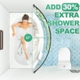 thumbnail image 2 of ‎NingFu 38" to 72" Adjustable Arched Curved Shower Curtain Rod, Aluminium, 2 of 7
