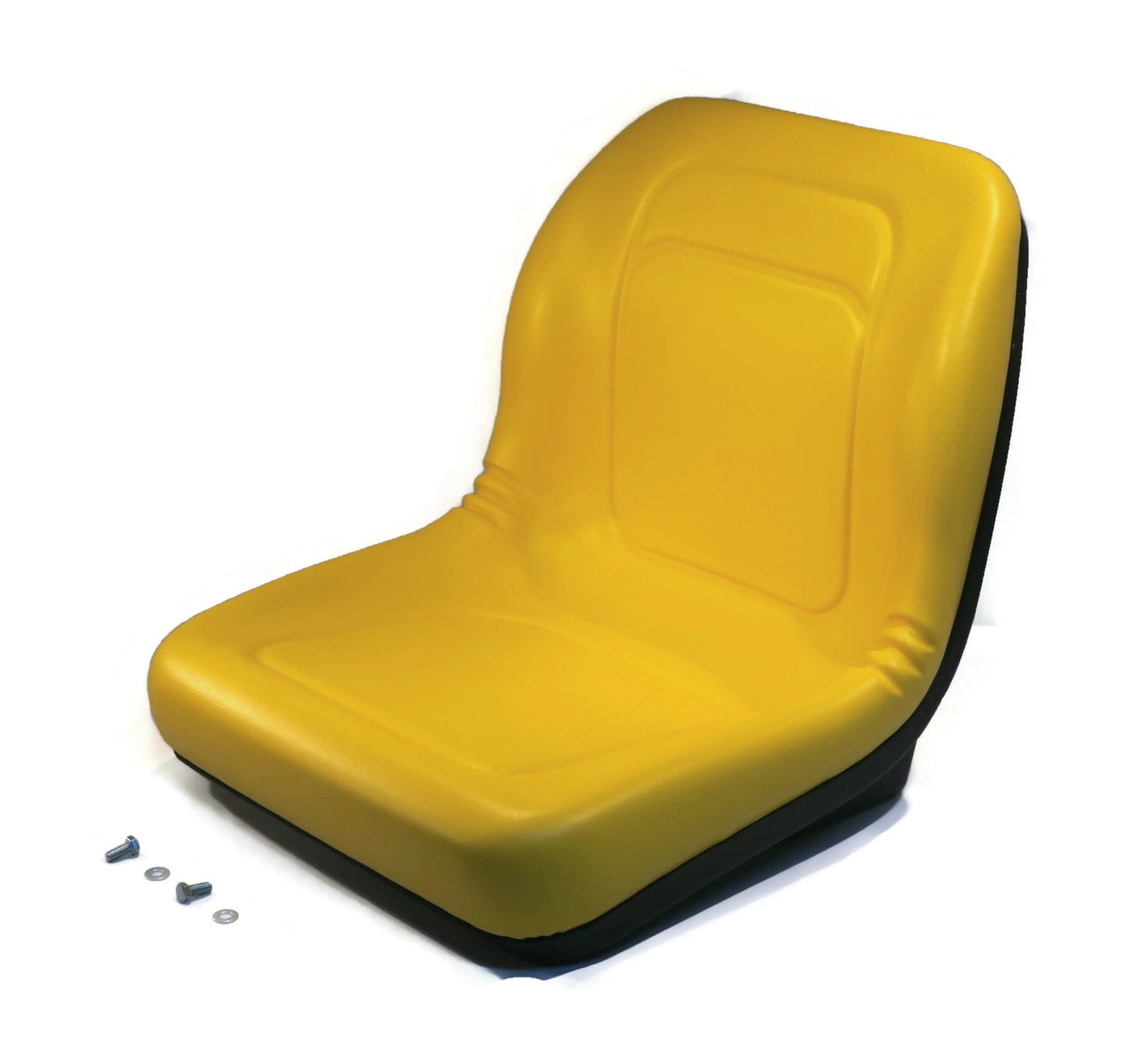 Yellow HIGH BACK SEAT w/ Pivot Rod Bracket for John Deere 445 455 SST16 SST18 