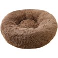 thumbnail image 1 of Donut shaped pet plush cat bed, 1 of 1
