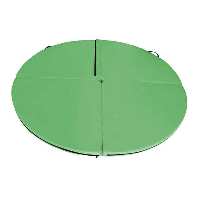 Siruishop Tapis de Danse Pliable pour Perche Protection de Plancher Tapis Anti-Choc pour Intérieur Studio Extérieur Vert