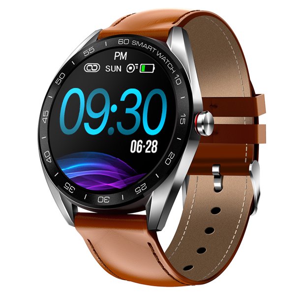 Reloj de frecuencia cardíaca Bluetooth 4.0 Pulsera IP68 Presión arterial a prueba de agua Dial redondo Reloj deportivo de negocios Eigraketly DZ7575-02