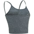thumbnail image 4 of Women's Concepts Sport Gray West Virginia Mountaineers Rigor Three-Piece Tank, Short & Robe Set, 4 of 5