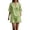 Green, variant on Summer Solid Color Linen Shorts Sets Women Casual Loose Fit 2 Piece Outfits Lightweight Breathable V-Neck Half Sleeved Tops Matching Baggy Bottoms Vacation Wear White XL