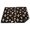 Mushroom and Frog Black Pattern, variant on Mushroom and Fern Black Pattern Waterproof Picnic Blanket, 3-Layer Beach Mat with Corner Pockets & Carry Straps, Sand Resistant Gifts for Picnic Beach Camping,80"x80"