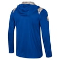 thumbnail image 3 of Men's Colosseum Royal Pitt Panthers OHT Military Appreciation Quarter-Zip Hoodie Jacket, 3 of 4
