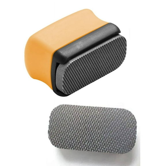 Denibbing File with Handheld Device, Double-Sided Grinding Mini Tools Car Paint Remover Tool with Replacement File