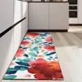 thumbnail image 4 of Pioneer Flower Floral Print Pattern Kitchen Rug Mat,Kitchen Runner Rugs Non Skid Washable,Decorative Kitchen Floor Mats for Kitchen,Sink,Laundry,17"X47", 4 of 5