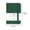 66-Green, variant on Portable A7 Horizontal Notebook with Thickened Paper and Leather Cover, Office Learning Journal for Daily Notes