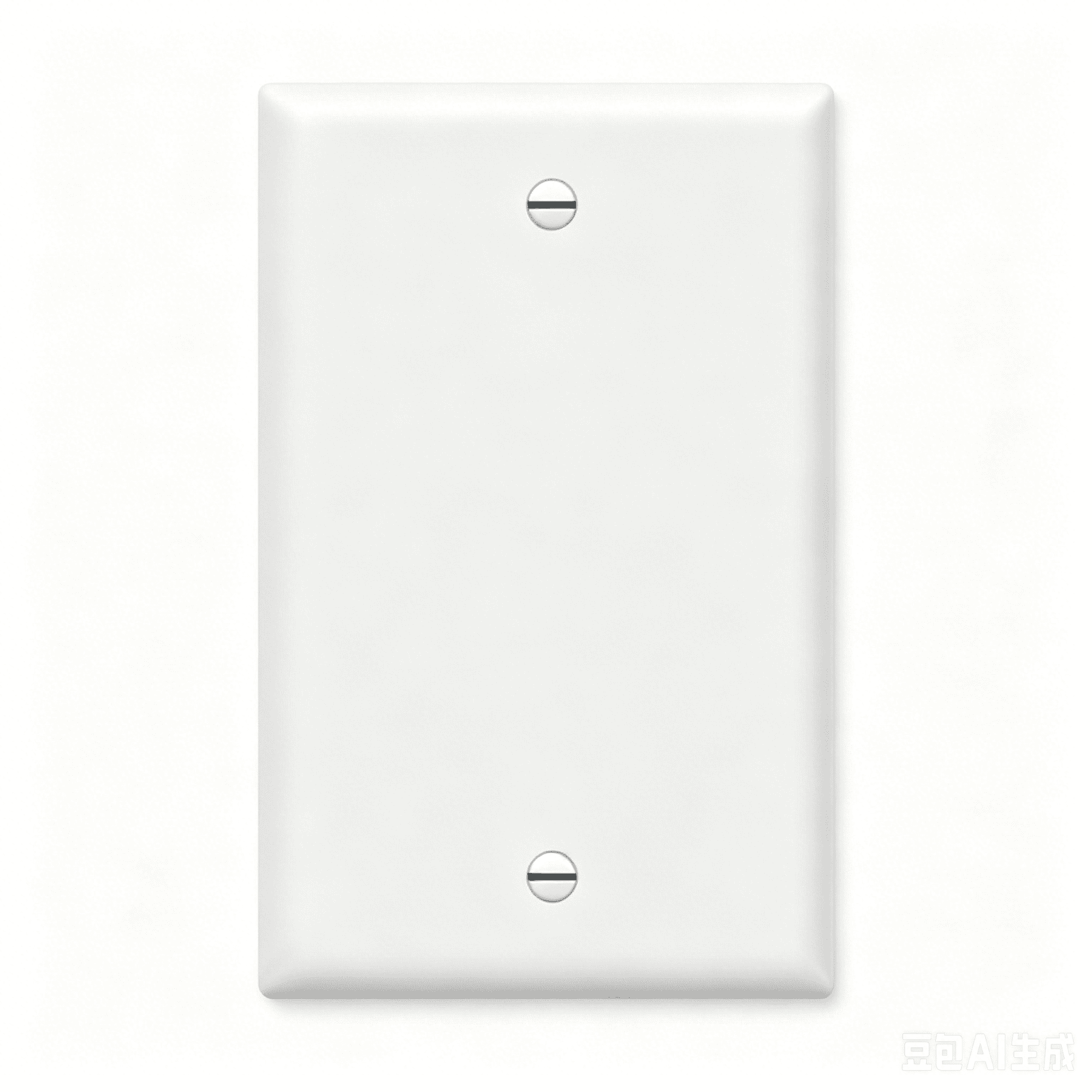 XIBUFE Blank Wall Plate Cover,Gloss Finish,Standard Size 1-Gang 4.50" X 2.76",Polycarbonate Thermoplastic,Electrical Covers for Unused Outlets/Switches,White 5 Pack