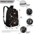 thumbnail image 3 of Jeiento Planet Backpack with Lunch Box for Boys 8-12 Elementary School Bag Moon Star Bookbag and Lunch Bag Pencil Case Set 3 In 1 Middle High School Back Packs Purse Travel Daypack Black, 3 of 7