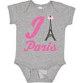thumbnail image 3 of Inktastic I Love Paris Eiffel Tower Girls Baby Bodysuit, 3 of 5