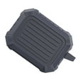 thumbnail image 3 of Methold Reemplazo de la caja de carga de los auriculares inalámbricos antichoque de la cubierta de la caja del silicón del auricular para 3 Cables de audio/vídeo gris 48x27x60mm, 3 of 6