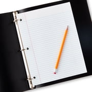 Pen+Gear Poly Standard 1 Round-Ring Binder, Black