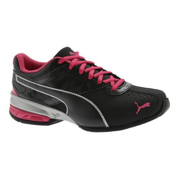 PUMA Women's Tazon 6 WN's fm Cross-Trainer Shoe, Black Silver/Beetroot Purple, 8.5 M US