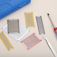 thumbnail image 5 of 10Pcs Solderable Breadboard, 2.76"x1.97" Black Gold-Plated Circuit Board, 5 of 7