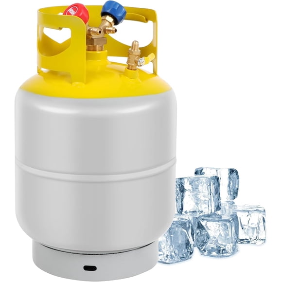 Tanque de Recuperación de Refrigerante FAHKNS 30 lb (13,5 kg) con Válvula en Y