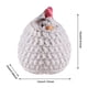 thumbnail image 3 of Muñeca de Punto JShteea Pollo Ganchillo Hecha A Mano Creativo gris, 3 of 3