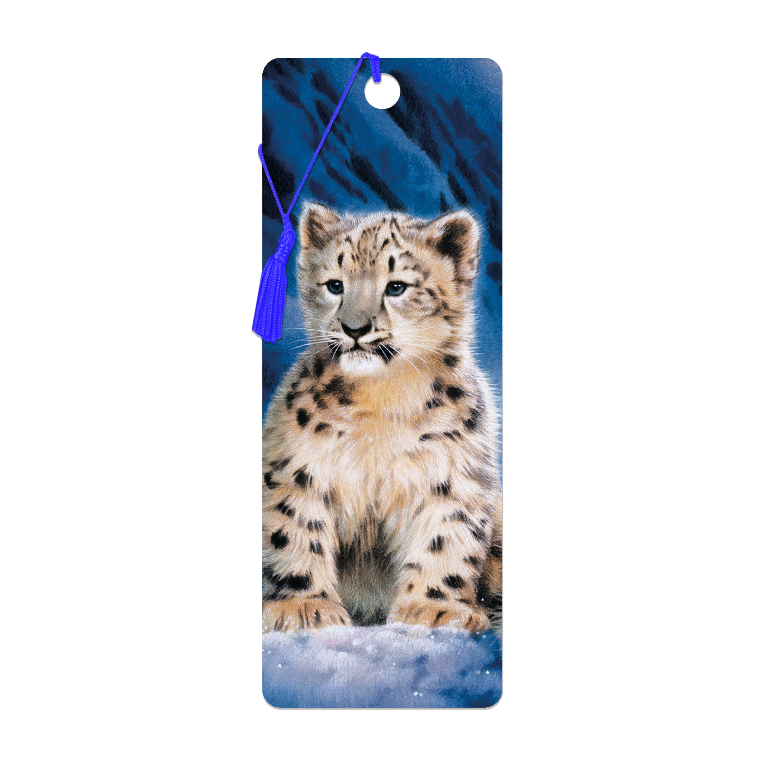 3D LiveLife Bookmark - Snow Leopard Cubs from Deluxebase. A Snow