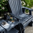 thumbnail image 4 of Wildridge Heritage Double Rock-A-Tee, Patriot Blue - Outdoor Weather Resistant HDPE Double Glider Set with Table for Porch, Patio, Deck, 4 of 5