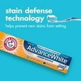 thumbnail image 4 of ARM & HAMMER Advance White Toothpaste with Baking Soda, Fresh Mint 6 oz (Pack of 2), 4 of 7