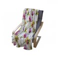 thumbnail image 4 of Floral Soft Flannel Fleece Blanket, Blurry Hazy Toned Vibrant Magnolia Flower Daffodil Petals Blossoms Watercolor Print, Cozy Plush for Indoor and Outdoor Use, 50" x 60", Multicolor, by Ambesonne, 4 of 6